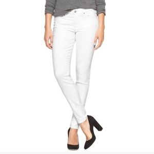 Gap Always skinny white jeans